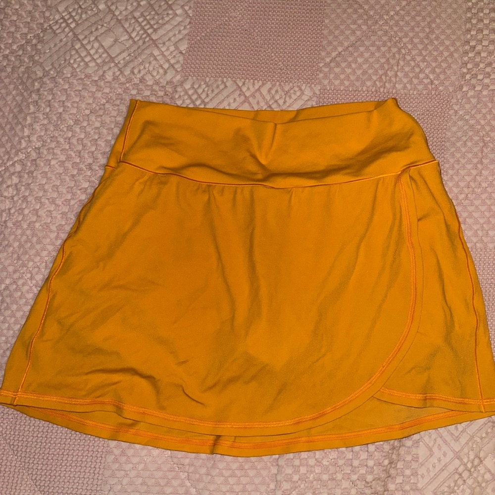 Aerie Offline Butter Orange Athletic Skort